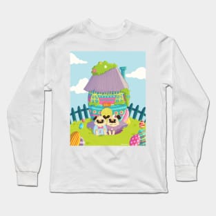 Easter Pug Long Sleeve T-Shirt